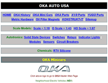 Tablet Screenshot of okaauto.com